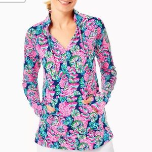 Lilly Pulitzer long sleeve UPF 50 top size Large